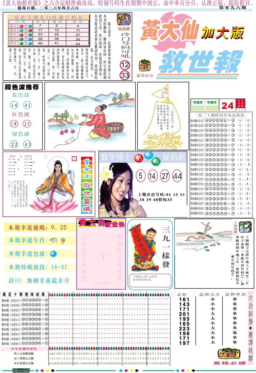 096期黄大仙救世A加大版[图]