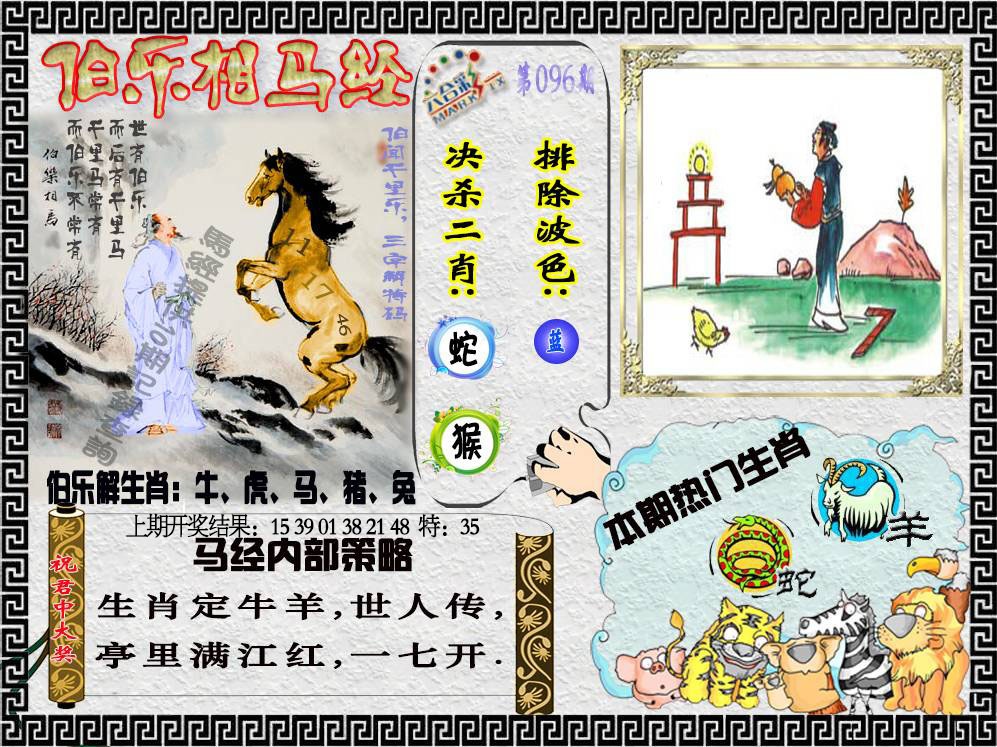 096期伯乐相马经[图]